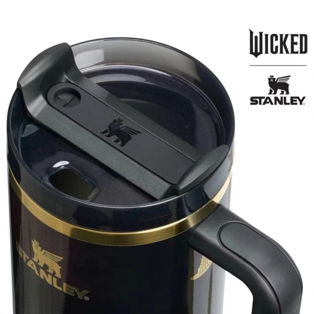 Stanley 40 Oz Stainless Steel H2.0 Flowstate Quencher Tumbler Elphaba For Good. - Picture 3 of 4
